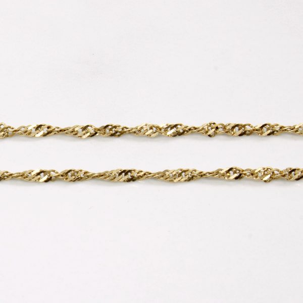 10k Yellow Gold Rope Chain | 24  | Cheap