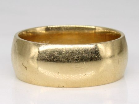 10k Yellow Gold Wide Band | SZ 9.75 | For Discount