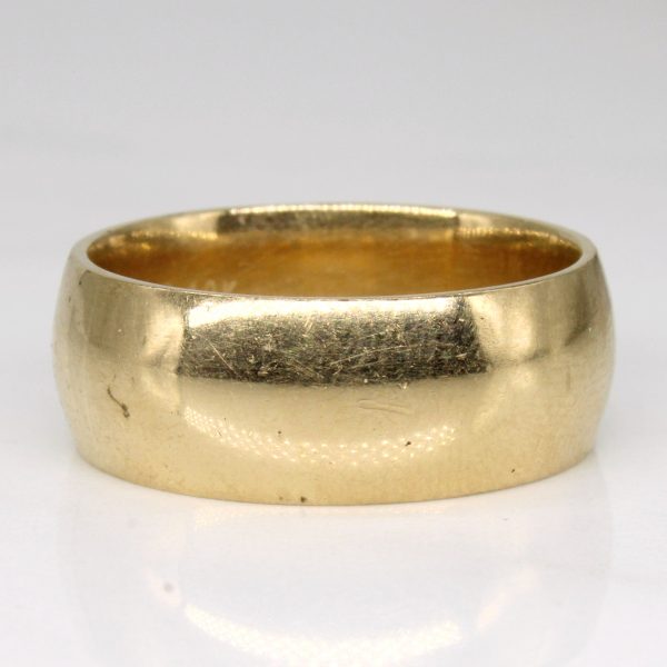 10k Yellow Gold Wide Band | SZ 9.75 | For Discount