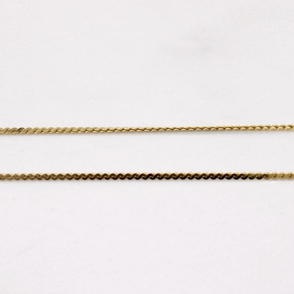 10k Yellow Gold S Link Chain | 16  | Online Hot Sale