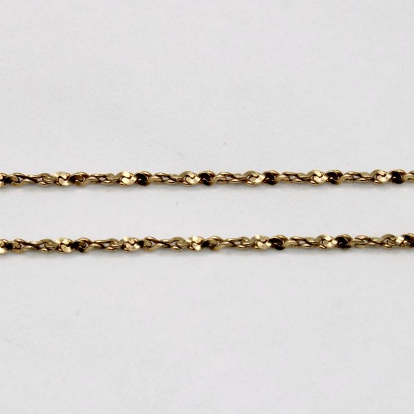 10k Yellow Gold Nugget Chain | 20  | Online