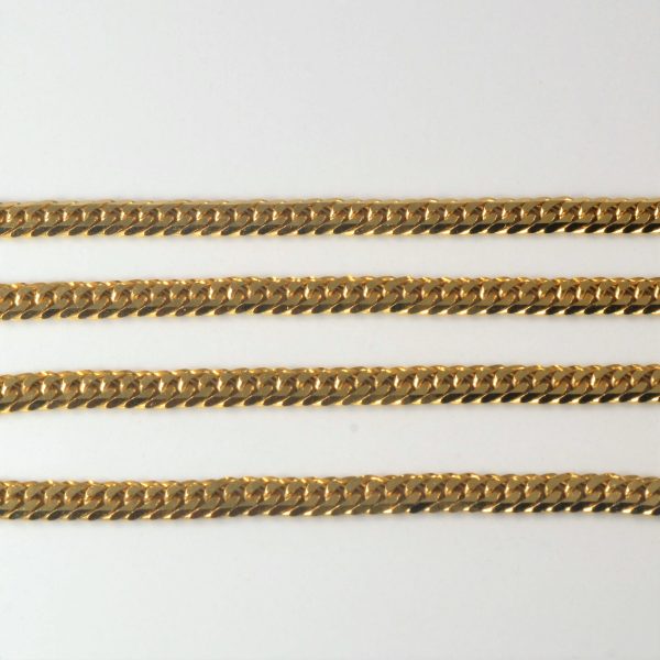 18k Yellow Gold Curb Chain | 20  | Online