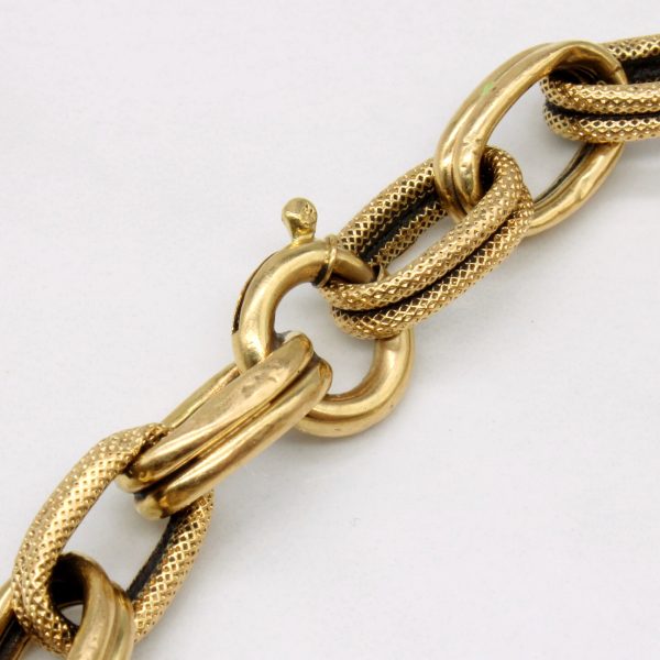 18k Yellow Gold Bracelet | 9  | For Cheap