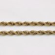 10k Yellow Gold Rope Chain | 22  | For Sale