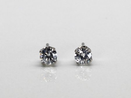 White Gold Diamond Stud Earrings | 0.36ctw | Hot on Sale