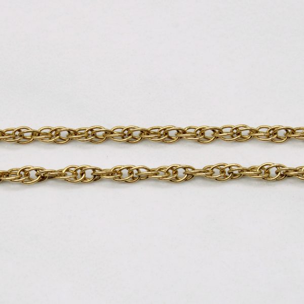 14k Yellow Gold Chain | 18  | Sale