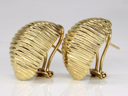 14k Yellow Gold Earrings For Discount