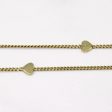 10k Yellow Gold Heart Link Chain | 23  | Online Hot Sale