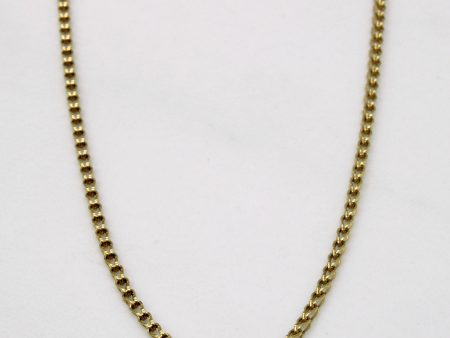 14k Yellow Gold Birdcage Link Chain | 18  | Discount