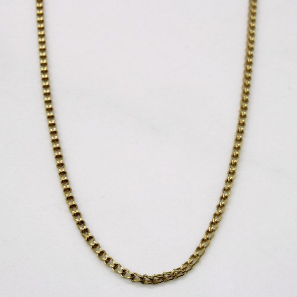 14k Yellow Gold Birdcage Link Chain | 18  | Discount