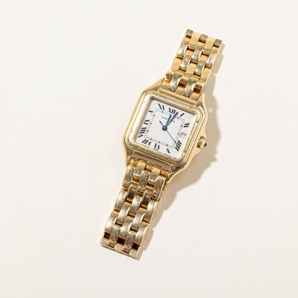 Cartier  Panthère de Cartier Watch Medium Model | 18k Yellow Gold | on Sale