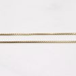 10k Yellow Gold Box Link Chain | 16  | on Sale