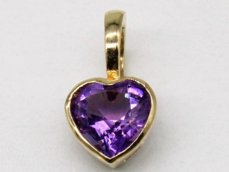 Amethyst Heart Charm | 1.50ct | Online Hot Sale