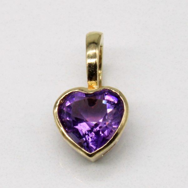 Amethyst Heart Charm | 1.50ct | Online Hot Sale