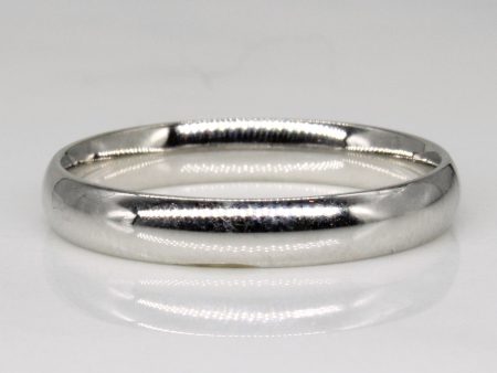 14k White Gold Band | SZ 6.75 | Online now