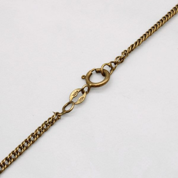 10k Yellow Gold Curb Chain | 23  | Online