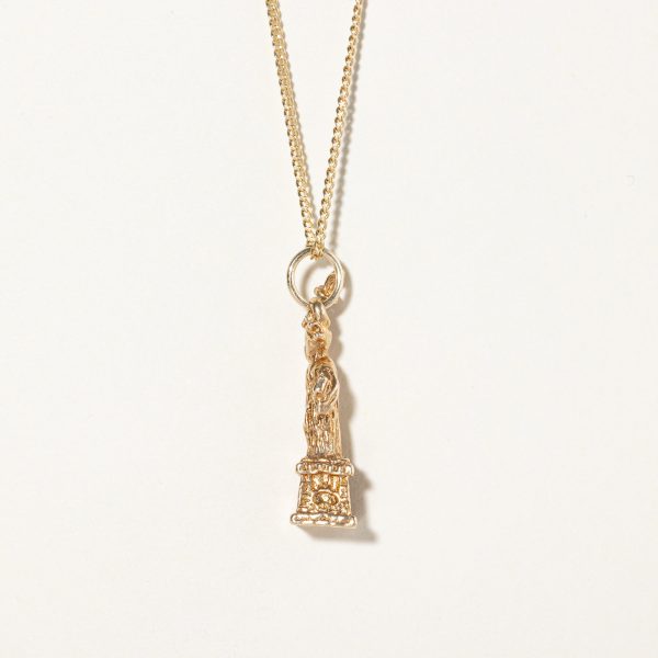 14k Yellow Gold Statue of Liberty Charm Online Sale