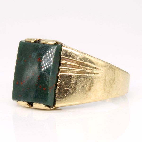 Bloodstone Cocktail Ring | 1.50ct | SZ 6.25 | Online Hot Sale