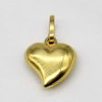 18k Yellow Gold Heart Pendant Online Hot Sale