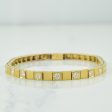 14k Yellow Gold Diamond Bracelet | 1.04ctw | 7  | on Sale