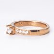 14k Rose Gold Fancy Design Diamond Ring | 0.23ct, 0.20ctw | Sz 6.25 Discount