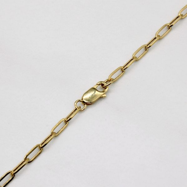 18k Yellow Gold Oval Link Chain | 18  | Discount