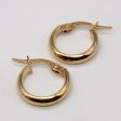 10k Yellow Gold Hoop Earrings on Sale