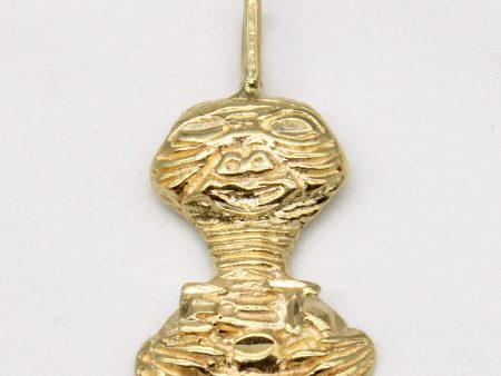 14k Yellow Gold E.T. Pendant For Cheap