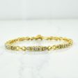 14k Yellow Gold Diamond Bracelet | 0.75ctw | 7.25  | For Discount