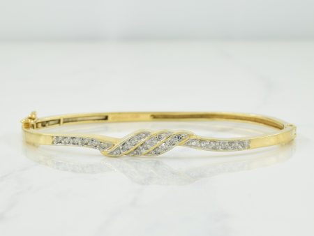 10k Yellow Gold Diamond Bracelet | 0.16ctw | 7  | Online Hot Sale