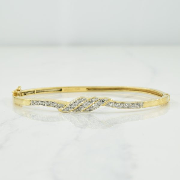 10k Yellow Gold Diamond Bracelet | 0.16ctw | 7  | Online Hot Sale