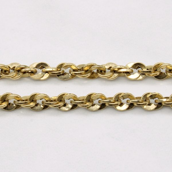 14k Yellow Gold Rope Chain | 18  | Online now