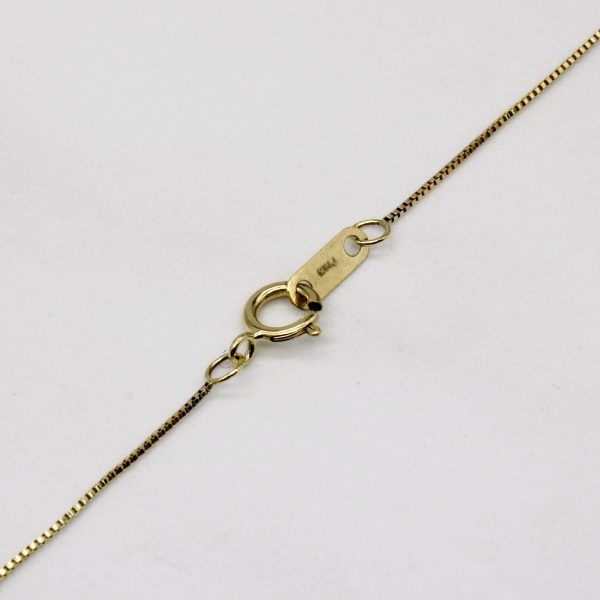 10k Yellow Gold Box Link Chain | 18  | For Discount