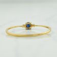 Blue Sapphire & Diamond Ring | 0.22ct, 0.01ctw | SZ 10.75 | For Sale