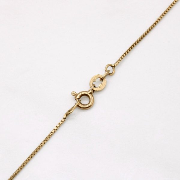 10k Yellow Gold Box Link Chain | 22  | For Discount