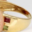 14k Yellow Gold Multi Gem Ring | 1.44ctw | SZ 7 Hot on Sale