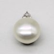 Button Pearl & Diamond Pendant | 0.06ctw | Supply