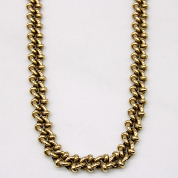 10k Yellow Gold Unique Link Chain | 18  | Online