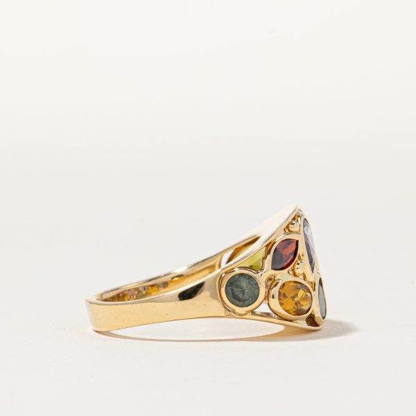 18k Yellow Gold Multi Gem Ring | 2.60ctw | SZ 7 Online