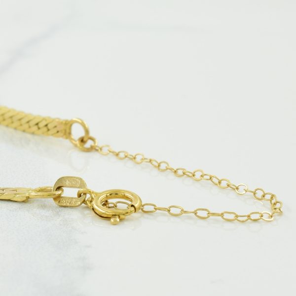 14k Yellow Gold Diamond Bracelet | 0.18ctw | 8  | Fashion