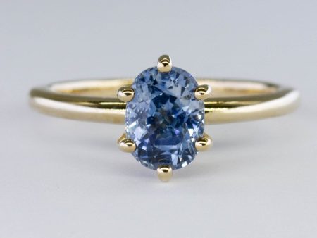 100 Ways  Oval Sapphire Solitaire Ring | 2.06 ct | SZ 6.75 | Online