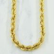 10k Yellow Gold Rope Chain | 19.5  | Online now