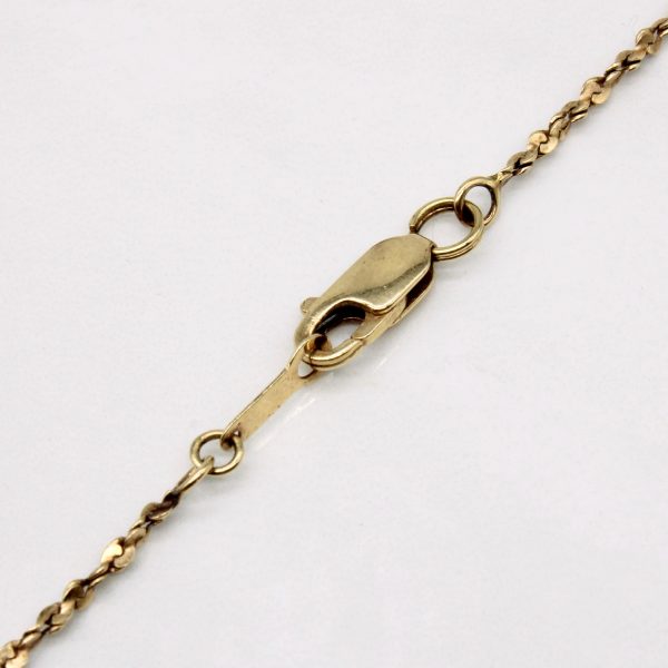 10k Yellow Gold S Link Rope Chain | 18  | Hot on Sale