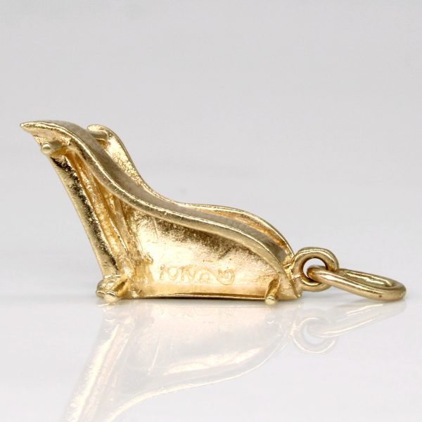 10k Yellow Gold Grand Piano Pendant Sale