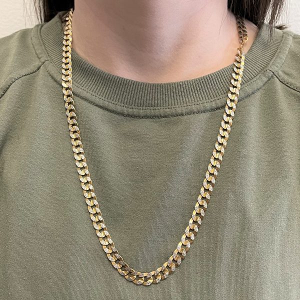 10k Yellow Gold Curb Chain | 24  | on Sale