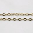 10k Yellow Gold Oval Link Anklet | 12  | Discount