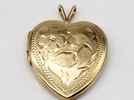 10k Yellow Gold Heart Locket Online