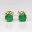 14k Emerald Earrings | 0.34ctw | Cheap