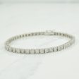 14k White Gold Diamond Tennis Bracelet | 0.52ctw | 7.25  | Cheap