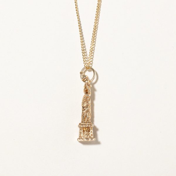 14k Yellow Gold Statue of Liberty Charm Online Sale